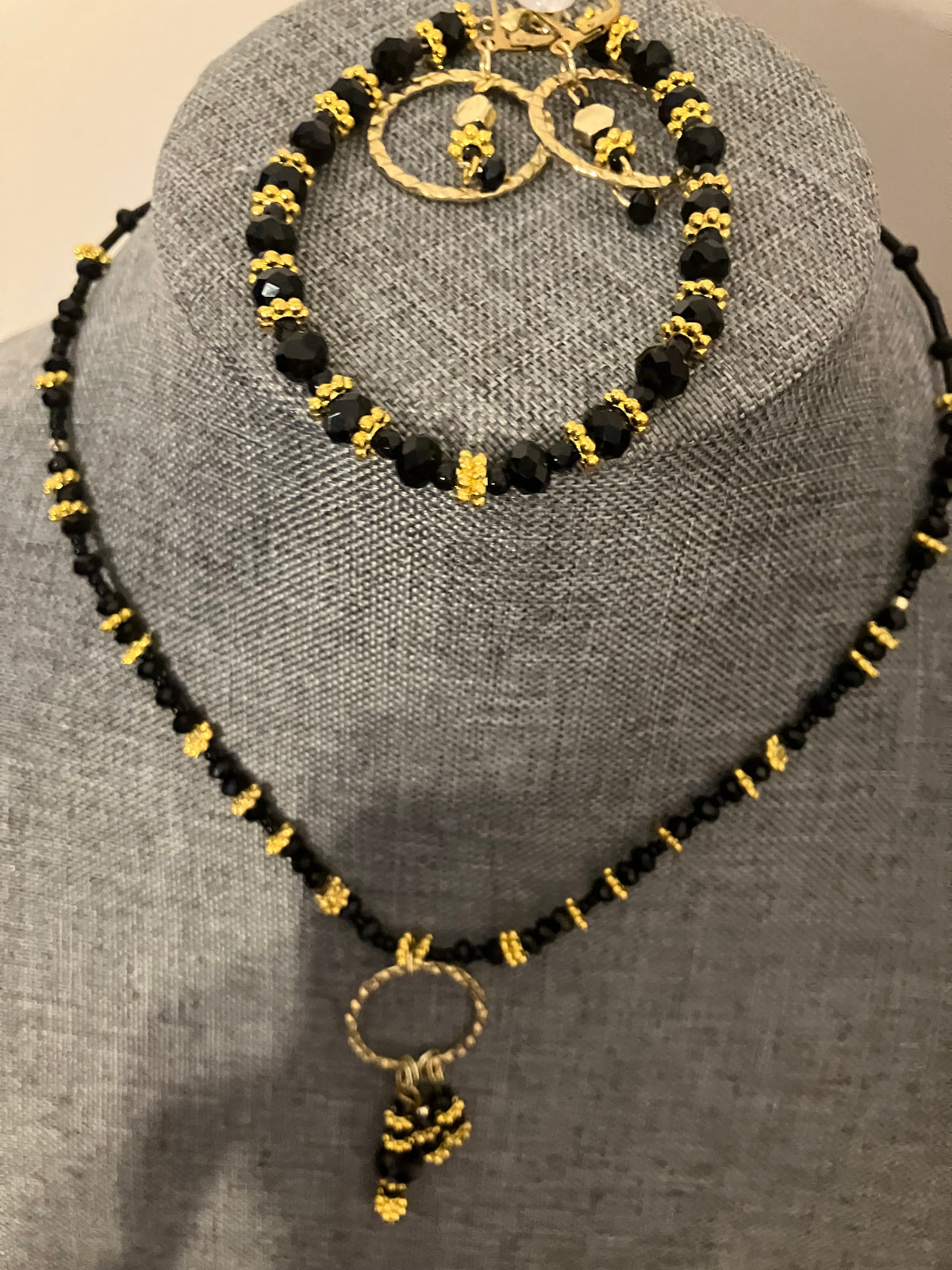Tiger Gold Black and Gold Three-Piece Set